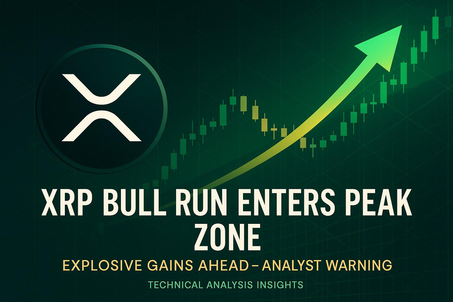 分析师称 XRP 牛市已进入峰值区域，未来将出现爆炸性增长