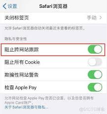 Safari怎么启用智能防跟踪