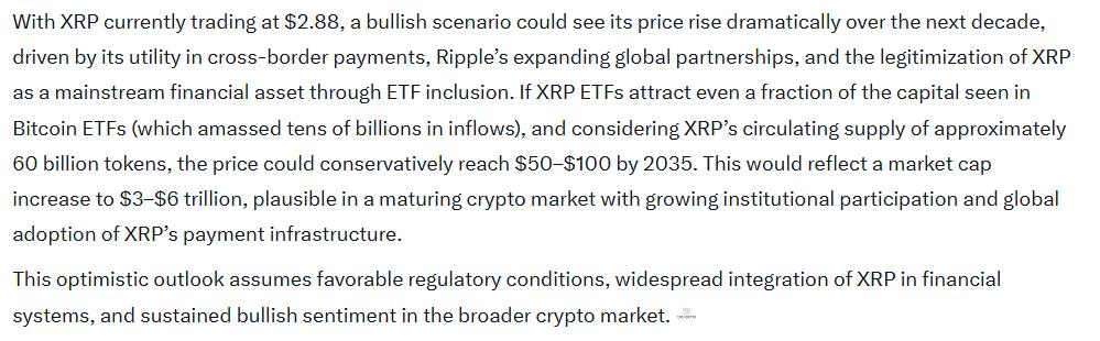 XRP Price if It Secures Enters US ETF Baskets Grok
