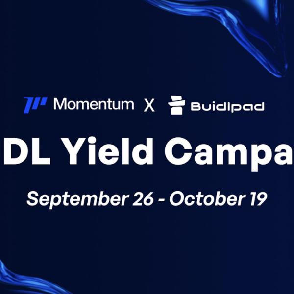 Momentum 携手 BuidlPad 启动 HODL 收益活动，最高年化收益率可达 155%