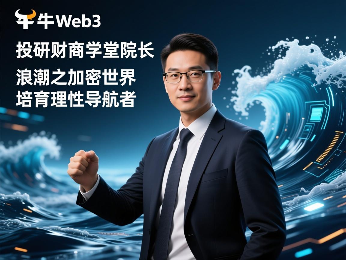 牛牛Web3投研财商学堂院长，在浪潮之巅，为加密世界培育理性导航者