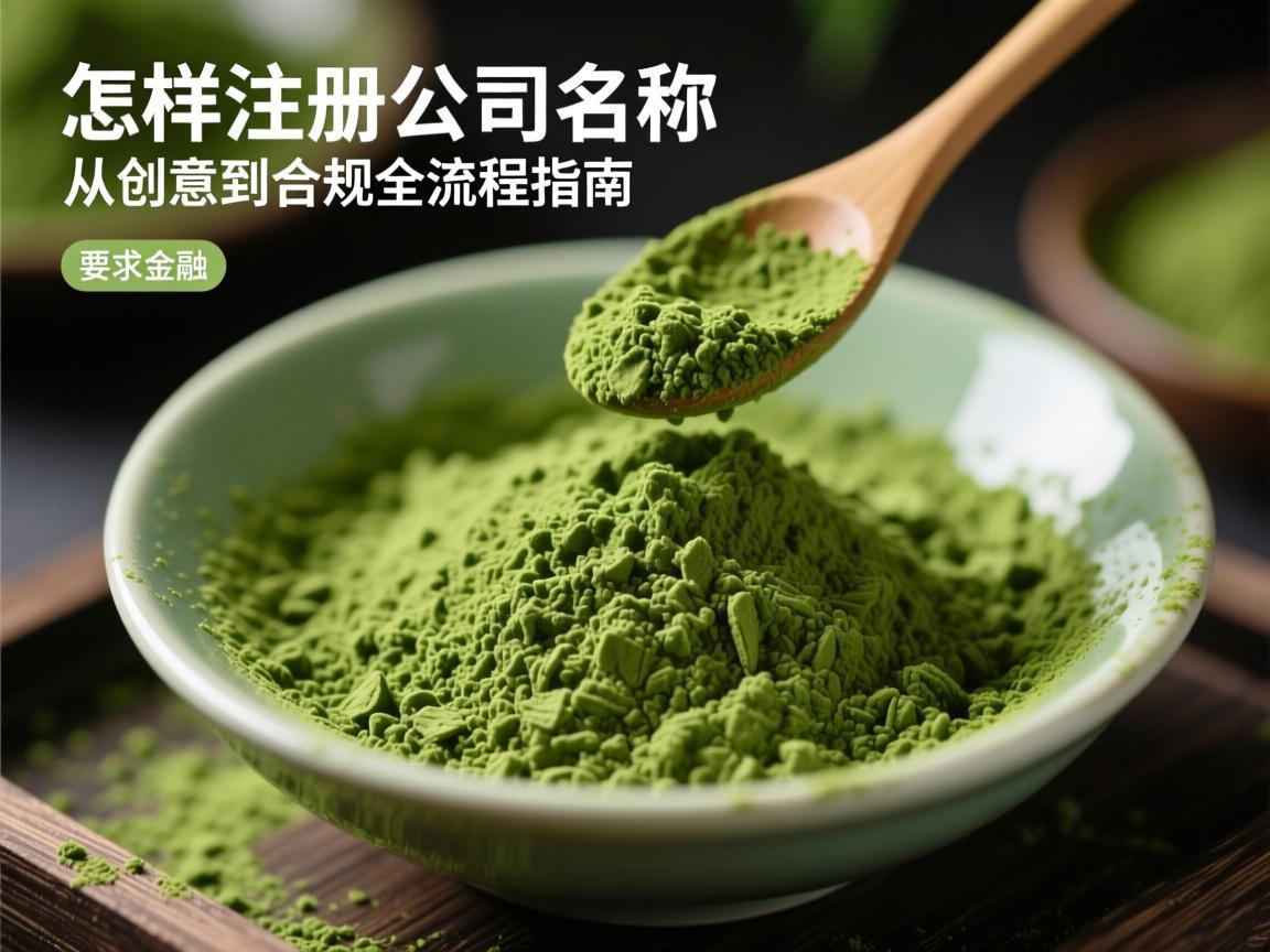 抹茶怎样注册公司名称，从创意到合规的全流程指南