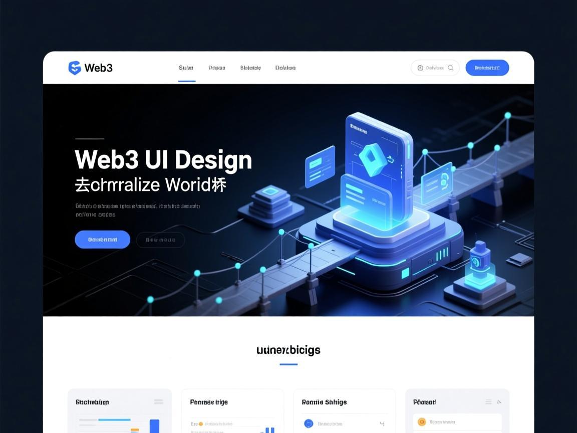 Web3网站UI设计，在去中心化世界里构建用户体验的桥梁