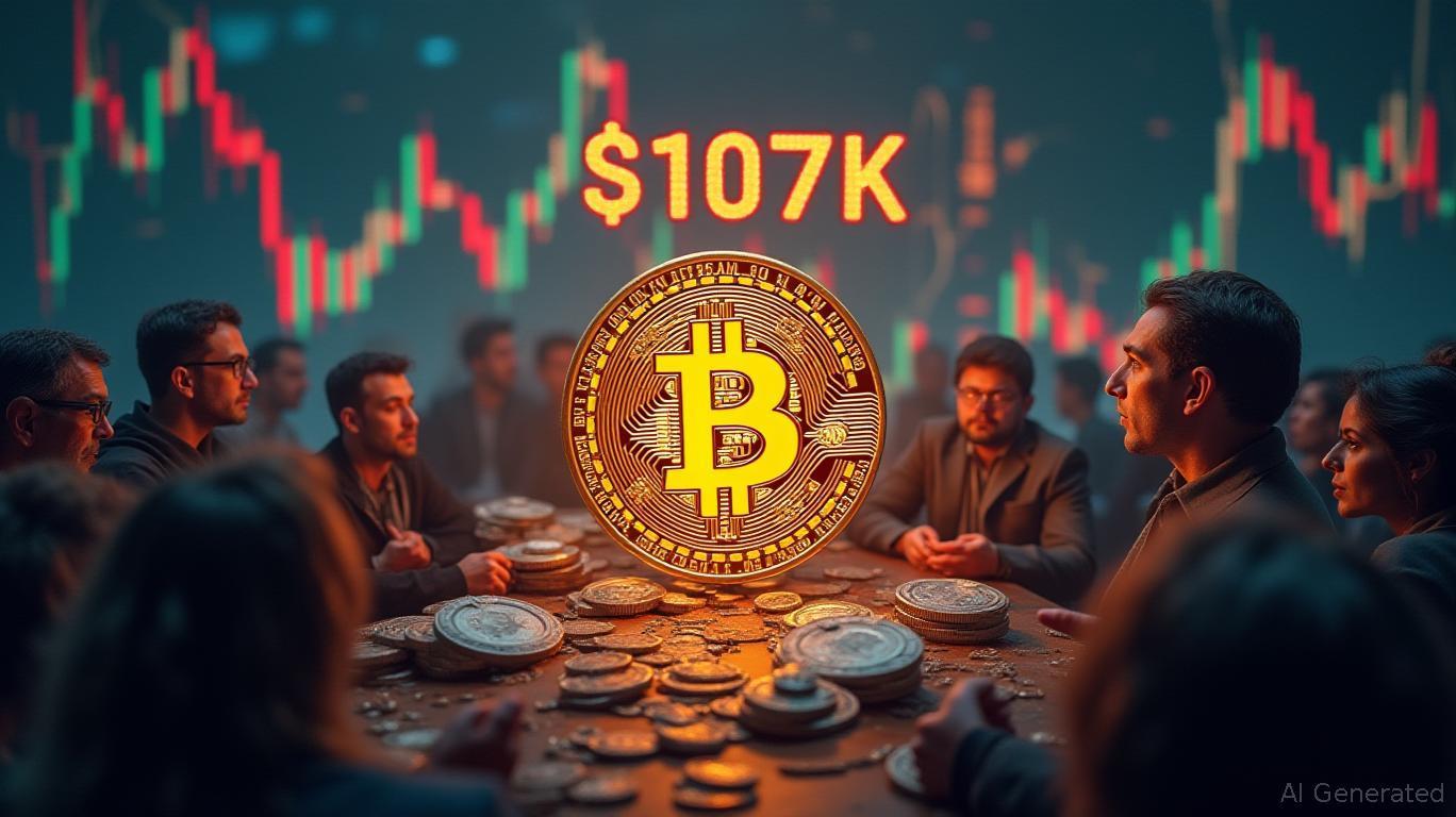 比特币今日新闻：比特币测试 10.7 万美元门槛，看涨押注与看跌信号发生冲突