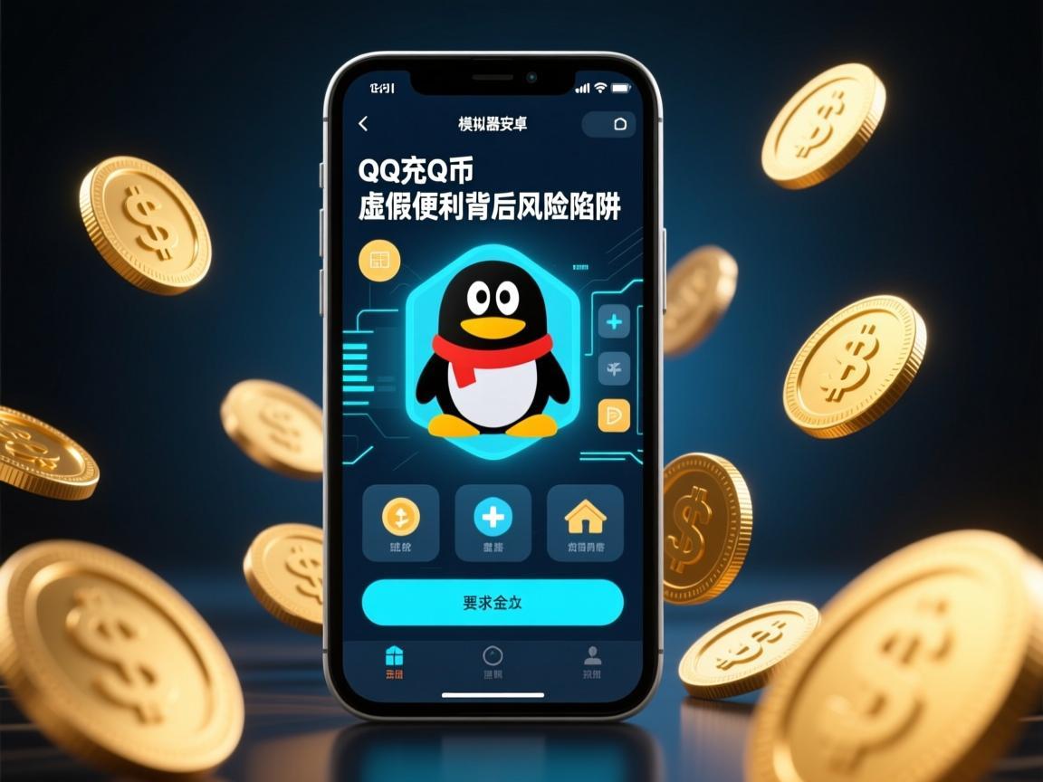 QQ充Q币模拟器安卓，虚假便利背后的风险陷阱