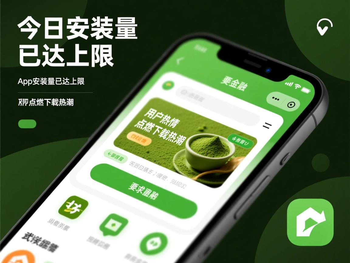 抹茶App今日安装量已达上限，用户热情点燃下载热潮
