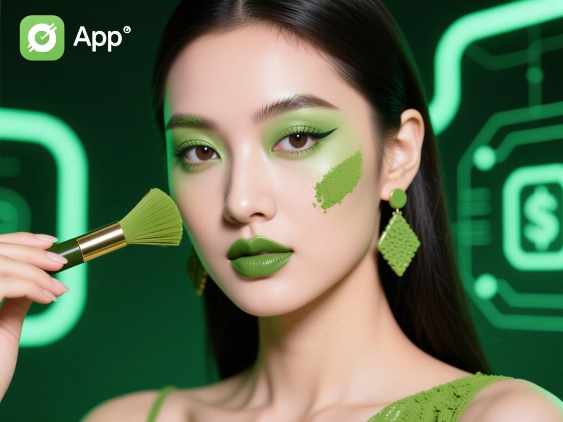 当抹茶绿撞上美妆算法，美妆换装App的清新革命