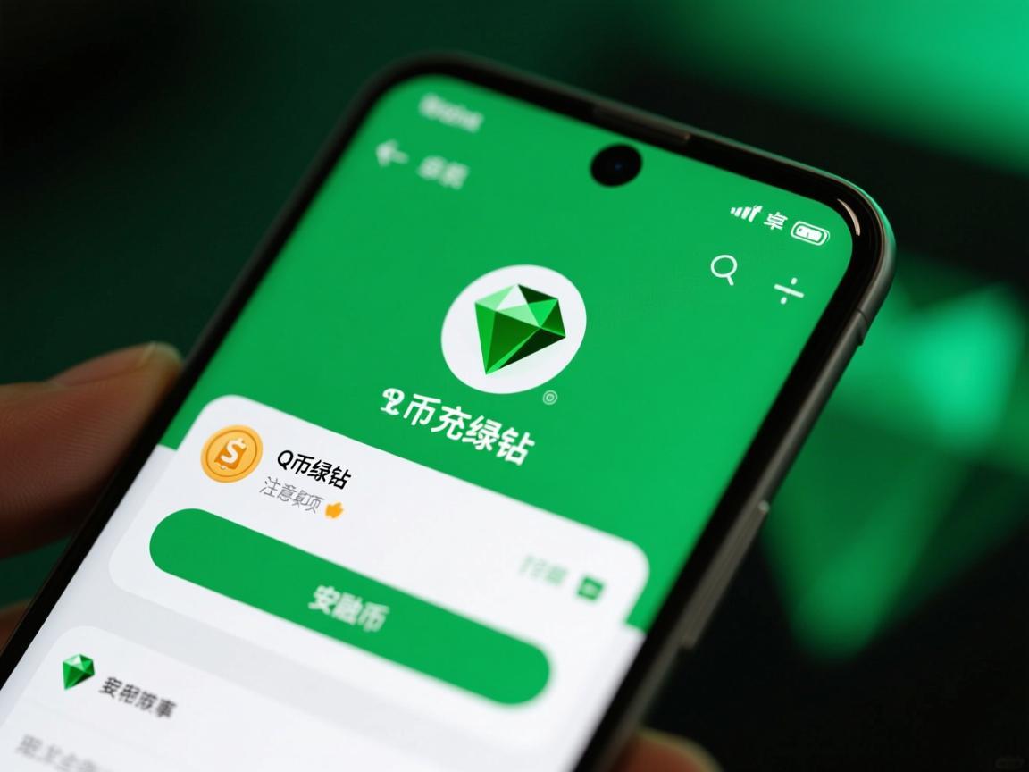 安卓手机上用Q币充绿钻，详细教程与注意事项