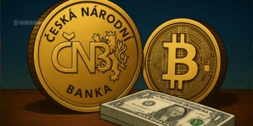 捷克国家银行试水比特币——100万美元的小规模测试投资组合，意义重大