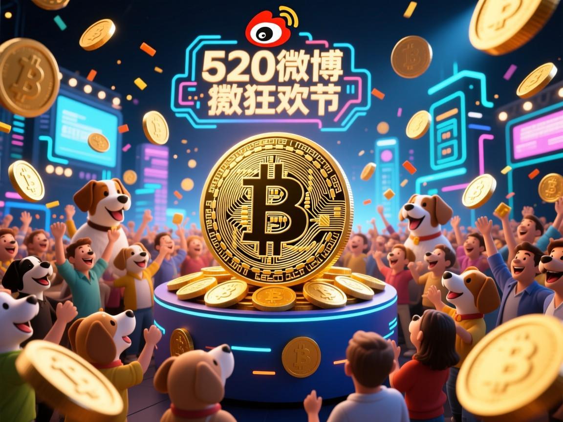 十几亿狗狗币微博抽奖，一场全民狂欢的数字狂欢节