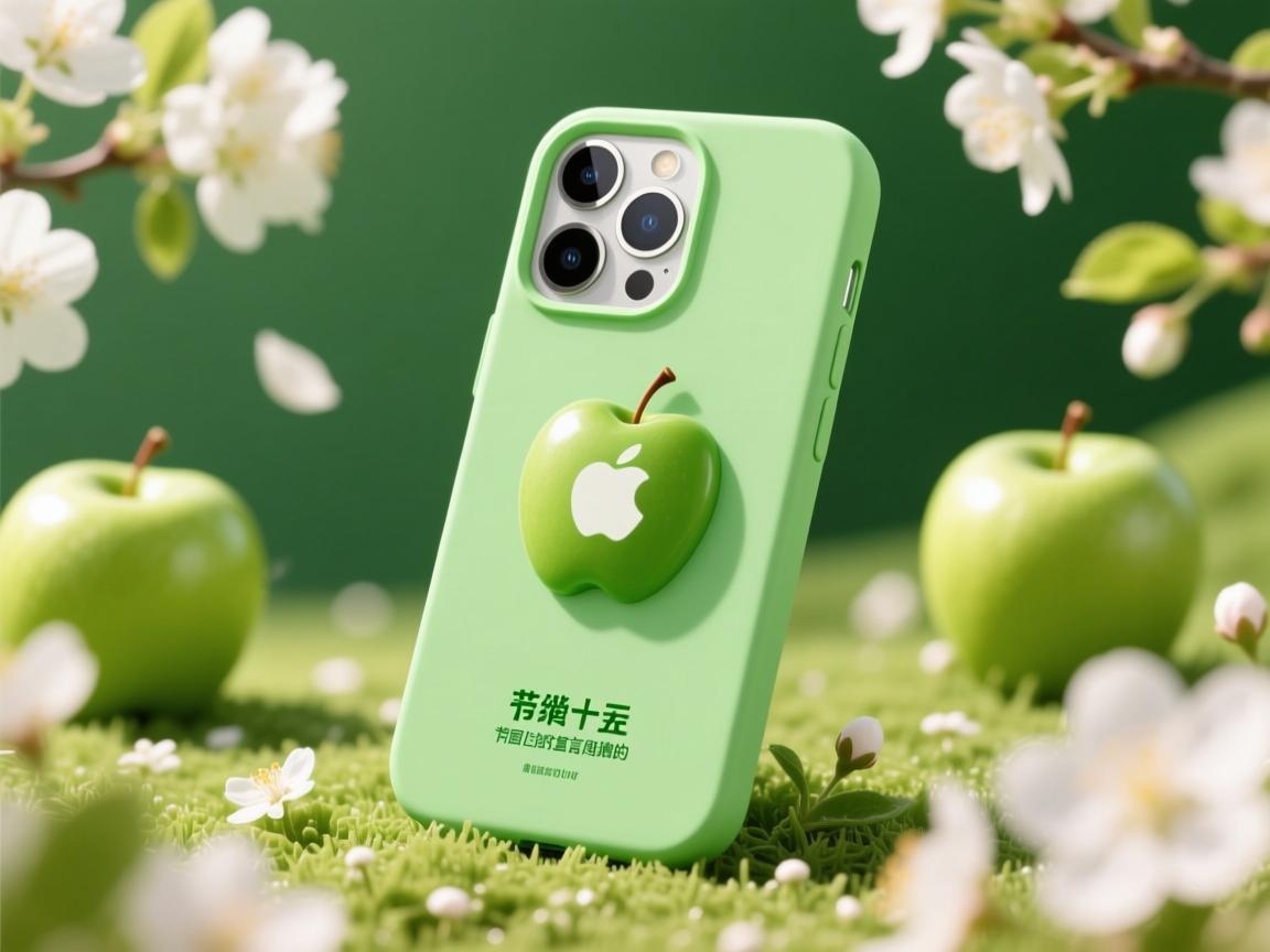 苹果十五手机壳欧绿，春日里的时尚宣言