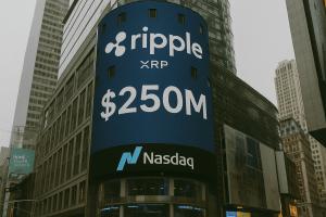 Ripple通过其“1%捐赠计划”捐赠超过2.5亿美元后，其产品在纳斯达克大厦亮相。