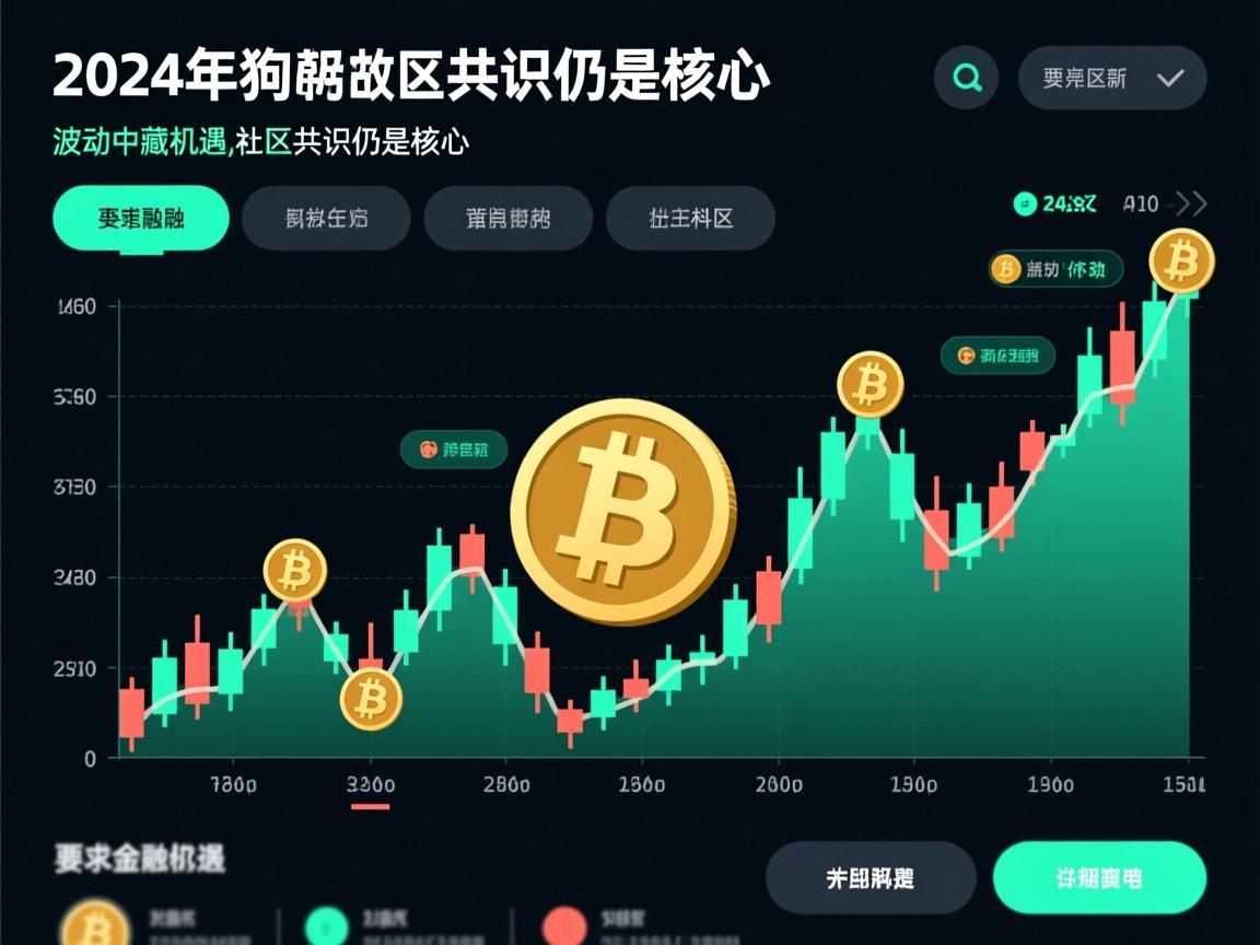 2024年狗狗币走势图，波动中藏机遇，社区共识仍是核心