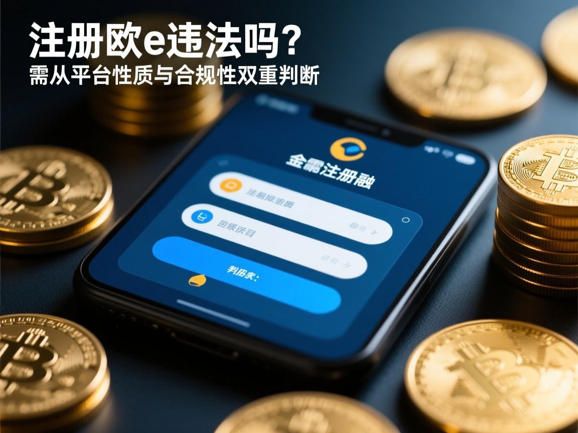 注册欧e违法吗 需从平台性质与合规性双重判断
