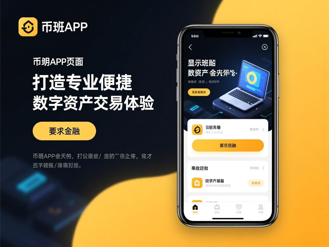 币安APP页面显示介绍，打造专业便捷的数字资产交易体验