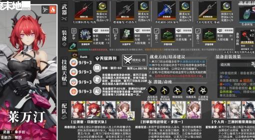 明日方舟：终末地 莱万汀培养一图流
